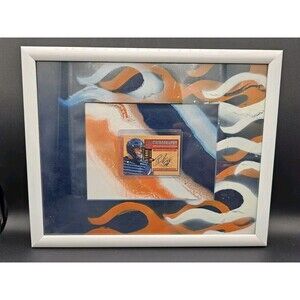 2001 SP Top Prospects Brandon Inge Chirography Auto In A Custom Frame